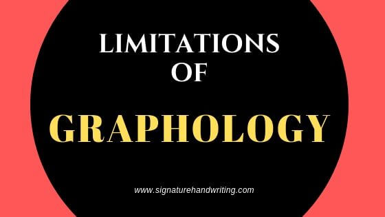 limitations of graphology