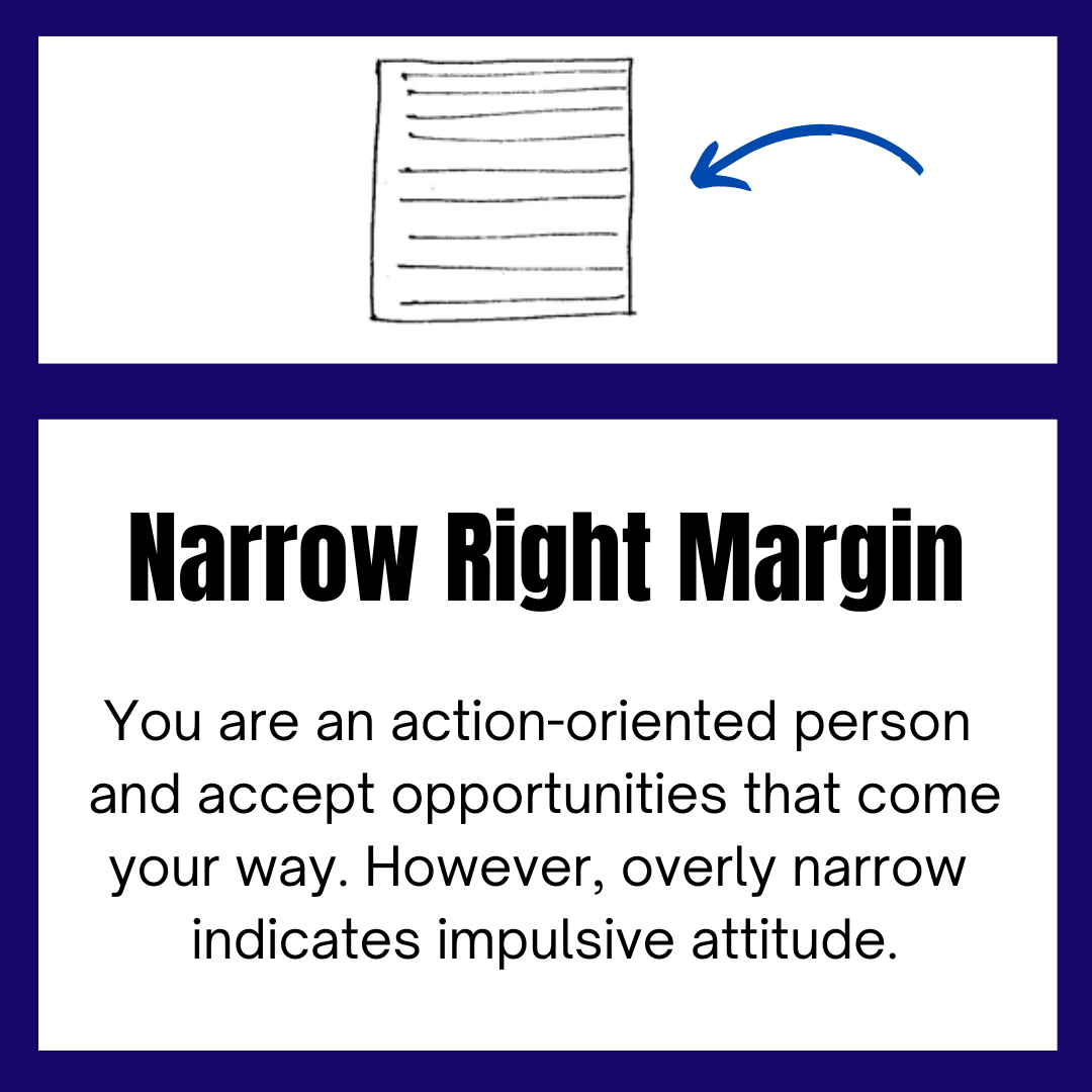 Narrow right margin