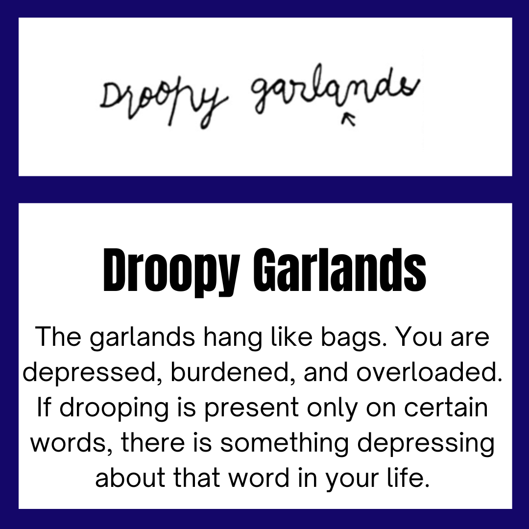 Droopy garlands